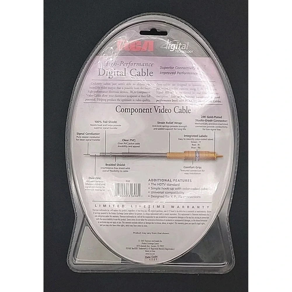 RCA High Performance‎ Digital S-Video Cable 12 ft - DT12S